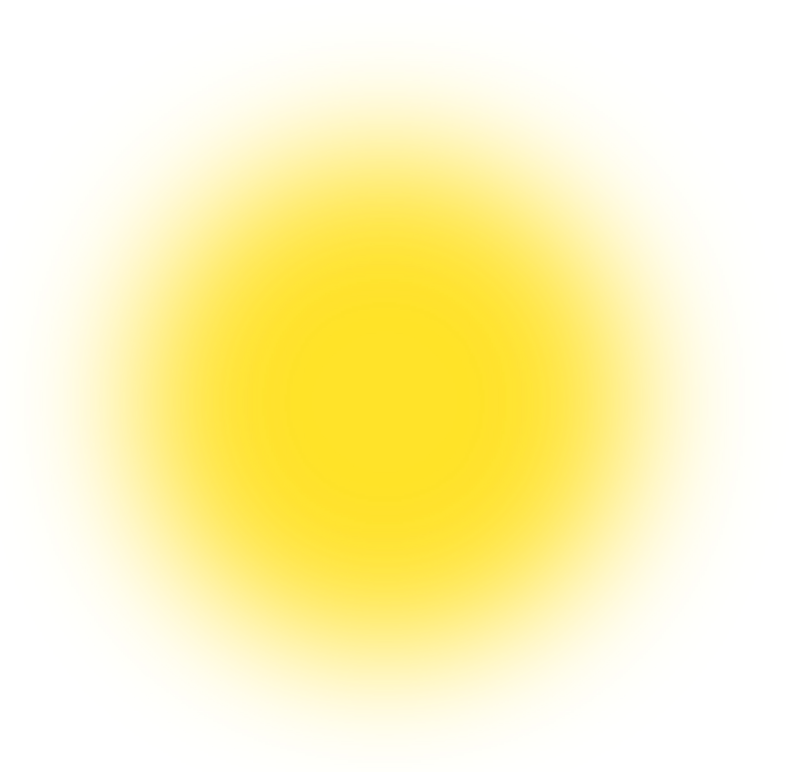 Yellow blur circle